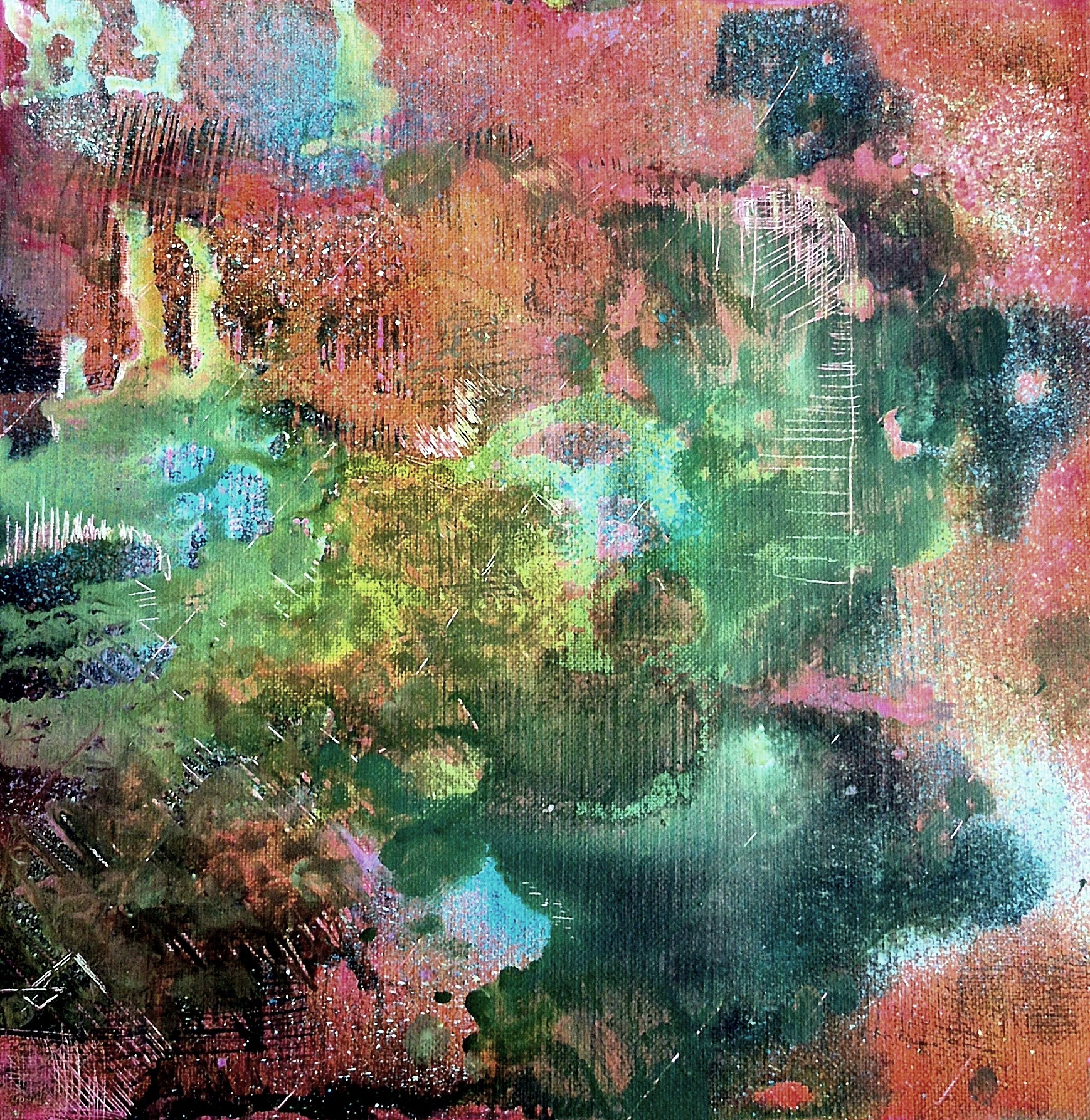 Coral Bloom, Green Heart